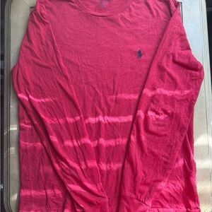 Polo by Ralph Lauren Men's Crimson Long Sleeve Tee